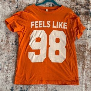 Bella Canvas Orange 'Feels Like 98' Short Sleeve Tee
